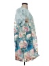 Jade 100% Polyester Floral Blue Cocktail Dress Size XS - photo 4