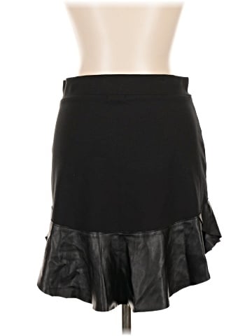Chelsea Sky Faux Leather Skirt (view 2)