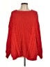Pink Lily 100% Polyester Red Pullover Sweater Size L - photo 1