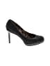 Talbots 100% Leather Animal Print Black Heels Size 8 - photo 1