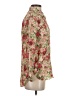 Adam Lippes Floral Pink Long Sleeve Blouse Size 0 - 2 - photo 4