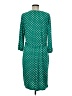 Assorted Brands 100% Polyester Polka Dots Green Casual Dress Size 6 - photo 2