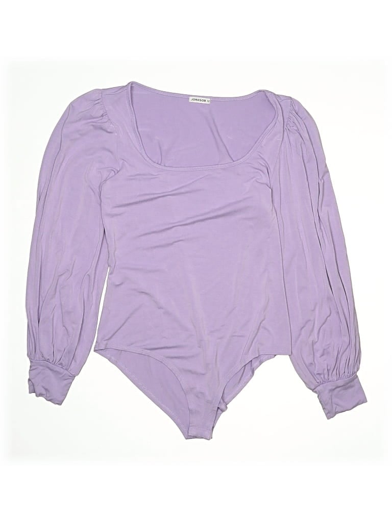 Pre-owned Assorted Brands Long Sleeve Blouse In Purple
