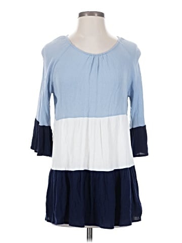 Indigo Soul 3/4 Sleeve Blouse (view 1)