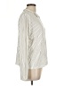 Modern Works Stripes Ivory Long Sleeve Button-Down Shirt Size L - photo 4