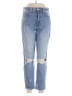 American Eagle Outfitters Color Block Blue Jeans Size 8 r - photo 1