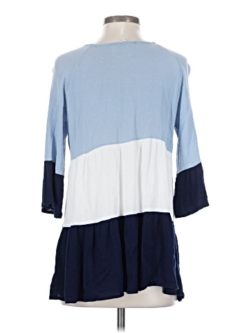 Indigo Soul 3/4 Sleeve Blouse (view 2)