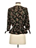 iris 100% Polyester Black 3/4 Sleeve Blouse Size S - photo 2