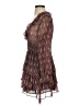 Zara 100% Polyester Paisley Brown Cocktail Dress Size S - photo 5