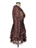 Zara 100% Polyester Paisley Brown Cocktail Dress Size S - photo 4