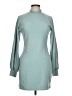 Shein Solid Teal Casual Dress Size L - photo 1