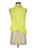 Express 100% Polyester Yellow Sleeveless Blouse Size XS - photo 1