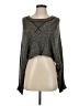 AIKO Metallic Gray Pullover Sweater Size S - photo 1