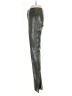 MNG 100% Viscose Metallic Silver Green Dress Pants Size 1 - photo 5