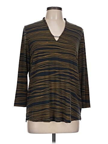 Jones New York 3/4 Sleeve T-Shirt (view 1)