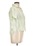 Unbranded Green Short Sleeve Blouse Size L (estimated) - photo 4