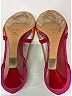 Prada 100% Leather Color Block Pink Red Wedges Size EU 37 1/2 - photo 7