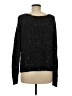 Jennifer Lopez Metallic Black Pullover Sweater Size M - photo 2