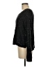 Jennifer Lopez Metallic Black Pullover Sweater Size M - photo 5