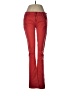 Vans Color Block Red Jeans Size 9 - photo 1