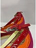 Prada 100% Leather Color Block Pink Red Wedges Size EU 37 1/2 - photo 4