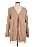 Susan Graver 100% Cotton Tan Cardigan Size M - photo 1