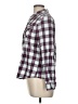 Merona Plaid Purple Long Sleeve Button-Down Shirt Size M - photo 5