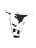 Assorted Brands Graphic White Black Swimsuit Bottoms Size 0X - photo 1