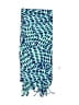 Old Navy 100% Polyester Animal Print Teal Blue Scarf One size - photo 2