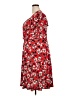 Leota Floral Multi Color Red Casual Dress Size 2X - photo 4
