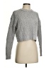 American Eagle Outfitters Metallic Gray Pullover Sweater Size XS - photo 1