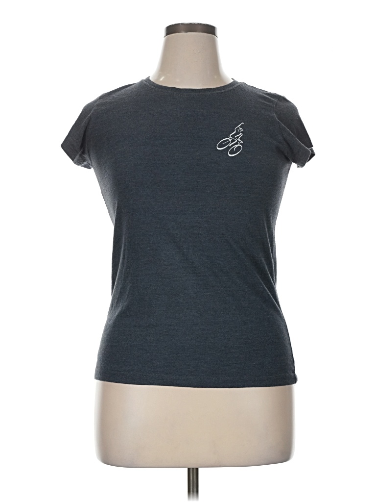 Pre-owned 5th & Ocean Short Sleeve T-shirt In Gray