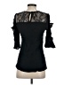 Entro Black 3/4 Sleeve Top Size S - photo 2