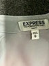 Express 100% Polyester Gray Long Sleeve Blouse Size XS - photo 7