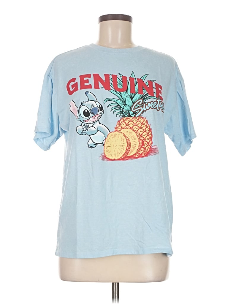 Pre-owned Disney Short Sleeve T-shirt In Blue