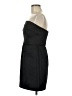 H&M 100% Polyester Solid Black Cocktail Dress Size M - photo 5