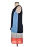 BCBGMAXAZRIA 100% Polyester Color Block Multi Color Blue Casual Dress Size 4 - photo 5