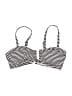 Unbranded Stripes Black Swimsuit Top Size M - photo 1