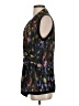 CAbi 100% Polyester Multi Color Black Sleeveless Blouse Size S - photo 5