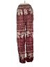 Unbranded 100% Rayon Print Burgundy Casual Pants Size XS - photo 2