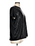 Torrid Metallic Black Short Sleeve Blouse Size Lg Plus (0) - photo 4