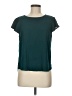 Papermoon 100% Polyester Teal Short Sleeve Top Size M (petite) - photo 1