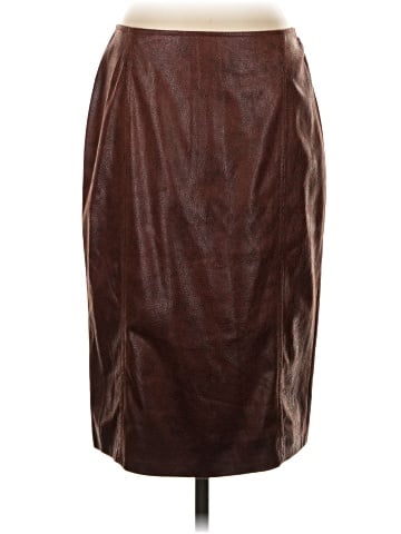 Chico's Faux Leather Skirt (view 1)