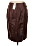 Chico's 100% Polyester Brown Faux Leather Skirt Size Sm (0) - photo 2