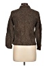 JM Collection Tweed Brown Long Sleeve Button-Down Shirt Size 10 (petite) - photo 2