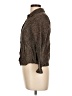 JM Collection Tweed Brown Long Sleeve Button-Down Shirt Size 10 (petite) - photo 5