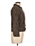 JM Collection Tweed Brown Long Sleeve Button-Down Shirt Size 10 (petite) - photo 4