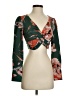 Marissa Webb 100% Recycled Polyester Green Kimono Size 2 - photo 1