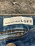 Ann Taylor LOFT Chevron-herringbone Blue Jeans Size 31 waist - photo 7
