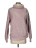 Lux 100% Polyester Pink Turtleneck Sweater Size S - photo 1